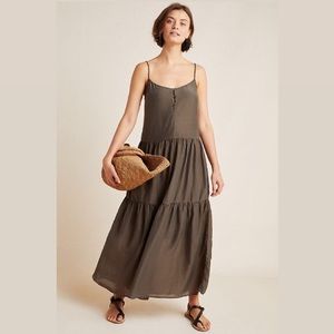 Velvet Simone Silk Cotton Voile Maxi Dress